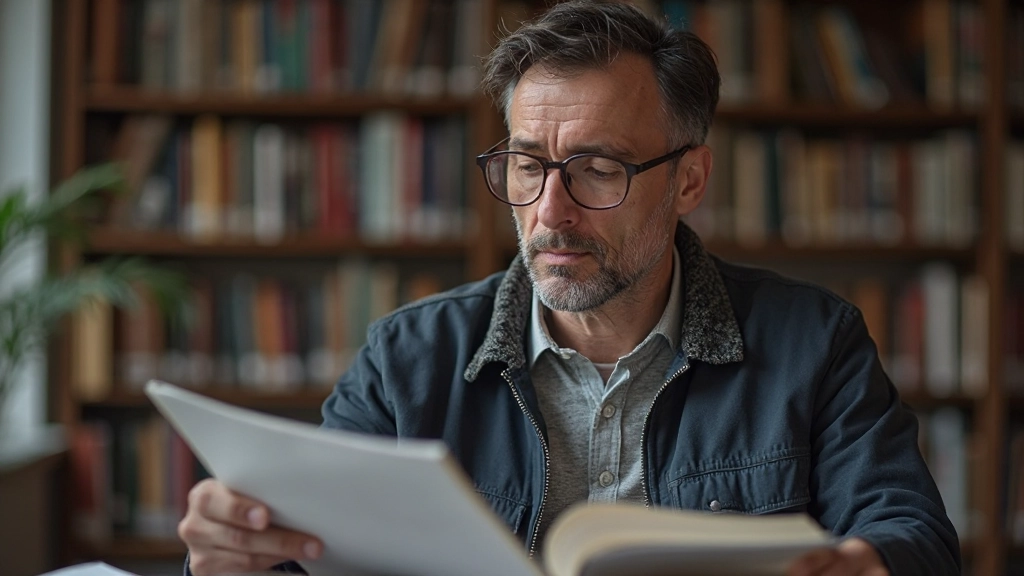 Geavanceerde Nederlands student die moeilijke teksten en literatuur leest