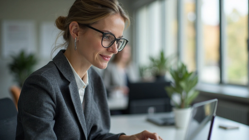 Professionele in Nederlands bedrijfsumgeving